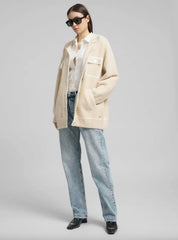Cardigan Fuzzy REPLAY DK3914.000.G23908. 010 - Beige