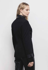GAELLE PARIS GAABW00865 Double Breasted Jacket - Black