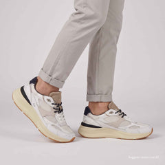 Sneaker D.A.T.E. MUSA - White/Blue
