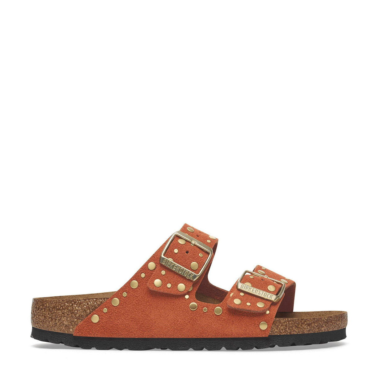 Ciabatta BIRKENSTOCK Arizona Suede Rivet 1029513 - Dark Rust