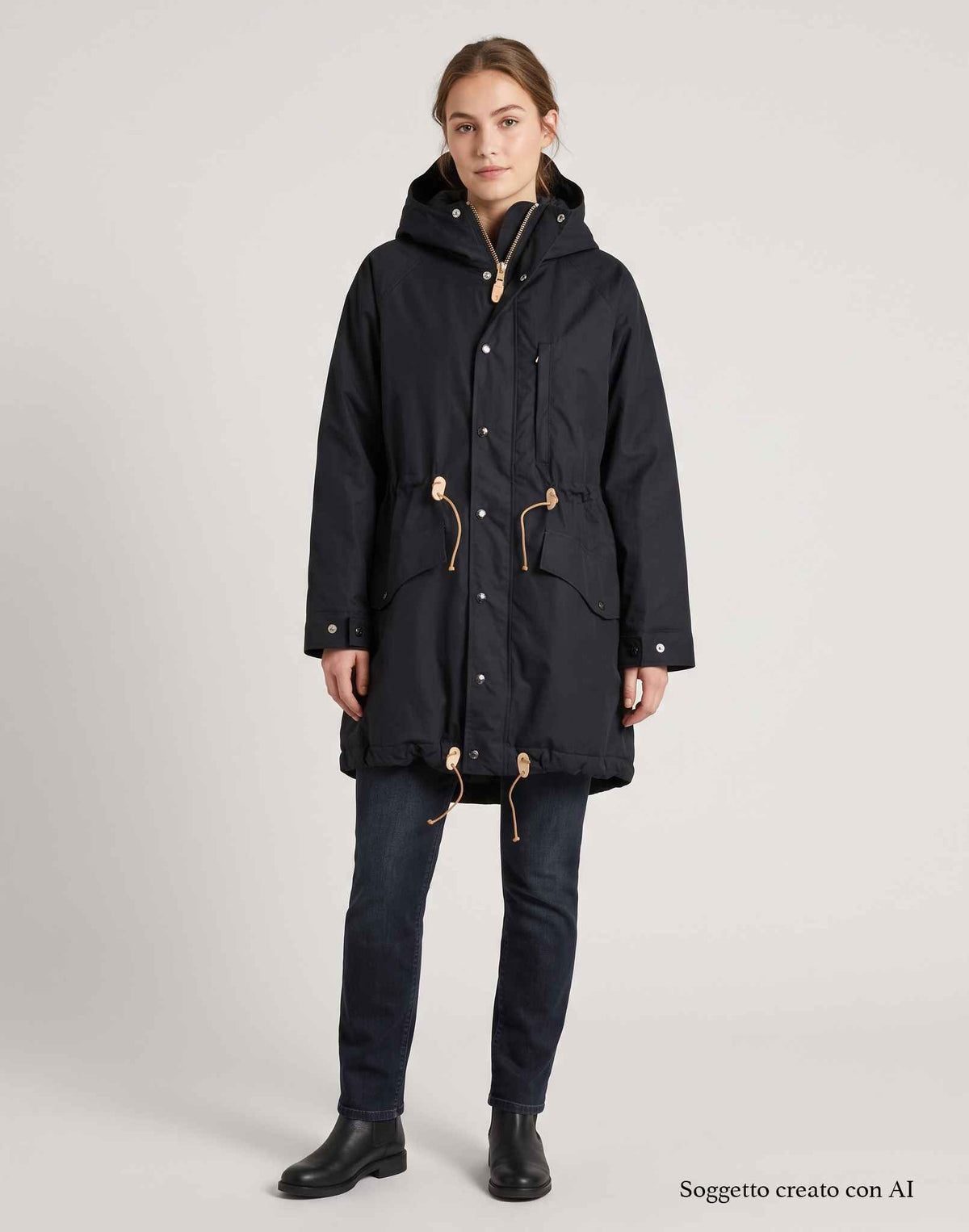 Mountain Parka MANIFATTURA CECCARELLI 8620W-AV - Black