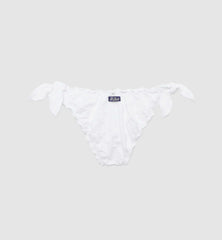 Slip Bikini SAINT BARTH Moon 00022L - Sangallo Bianco