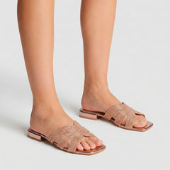 Ciabattina STEVE MADDEN SEQUEL - Rose Gold