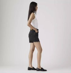 Short LEVI'S Ribcage 005DS-0005 Shrink Up - Nero
