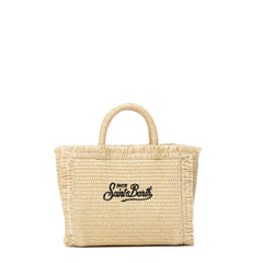 Borsa a mano SAINT BARTH VANITY MINI STRAW 00421L - Beige/Nero