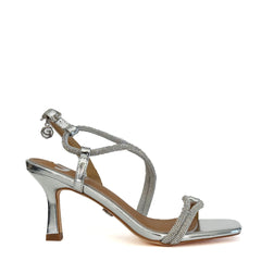 Sandalo con tacco GOLD&GOLD GD459 - Silver
