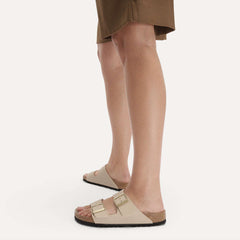 Ciabatta Birkenstock Arizona Triples  Birko-Flor 1031438 - Sandcastle/Oyster