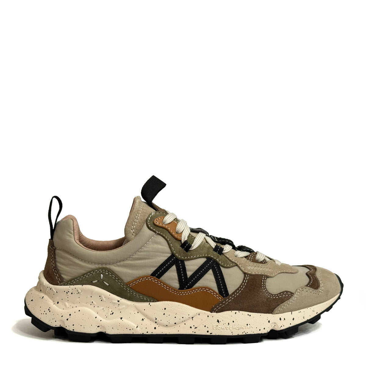 FLOWER MOUNTAIN Lenzan Man Beige/Chestnut/Sand sneaker