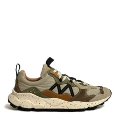 FLOWER MOUNTAIN Lenzan Man Beige/Chestnut/Sand sneaker