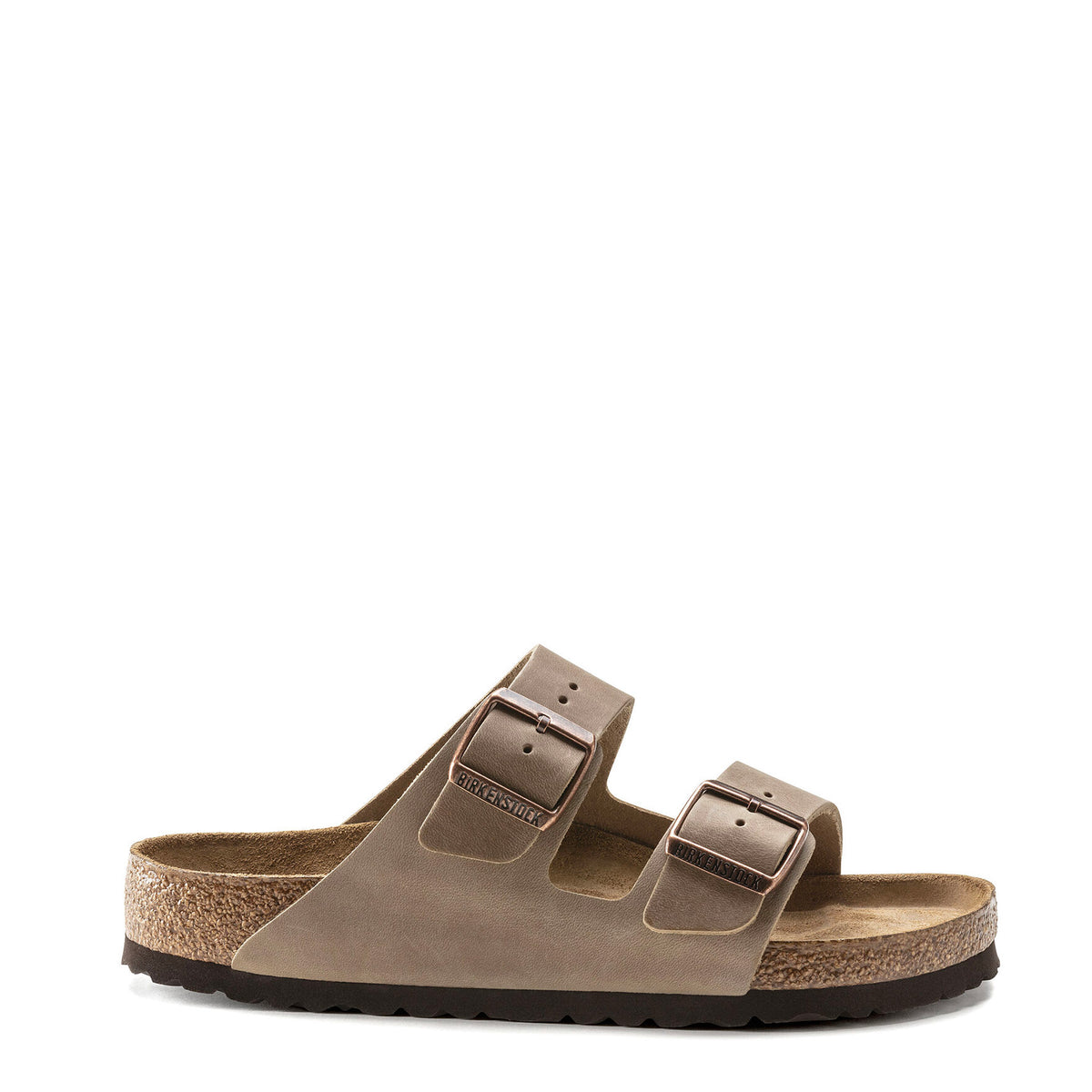 Ciabatta BIRKENSTOCK Arizona Oiled Leather 552813 - Tabacco Brown