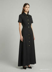 Abito chemisier midi GAELLE PARIS GAABW09757 - Nero