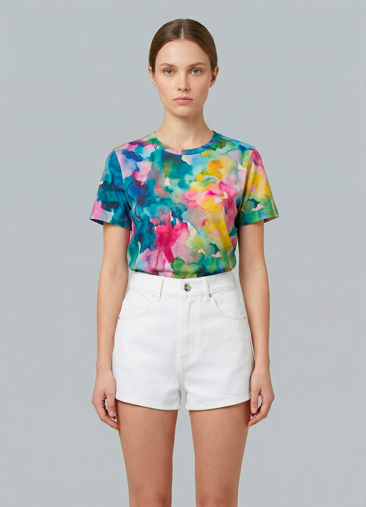 Short denim GCDS - White