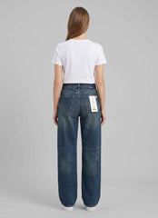 Jeans THE NIM TORI Woman High Rise - Used Med Dark Blue