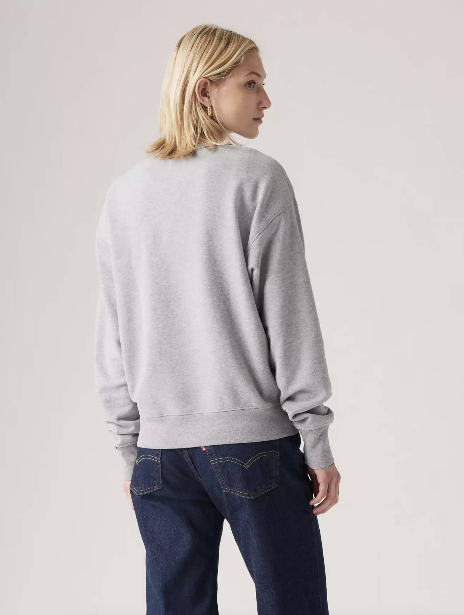 LEVI S A8789 0001 Heritage Crewneck Sweatshirt Grey price online