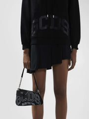 Borsa a spalla GCDS Logo - Nero