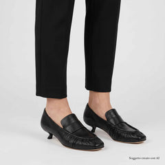 Mocassino con tacco JVAM 40914 Portia - Black