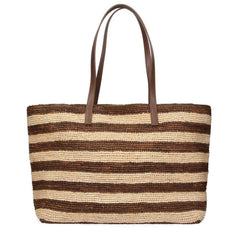 Borsa SAINT BARTH RAFFIA CITY - Stripes 01322H