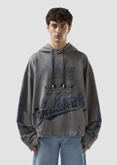 Felpa Riders GCDS - Anthracite/Lilac