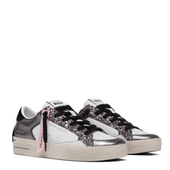 Sneaker CRIME LONDON SK8 DELUXE 21107 - Bianco/Rosa