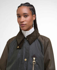 Giaccone cerato Evette BARBOUR LWX1485 OL52 - Fern/Tartan