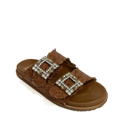 Ciabatta strass MODE 271 Mirror - Nappa Tan