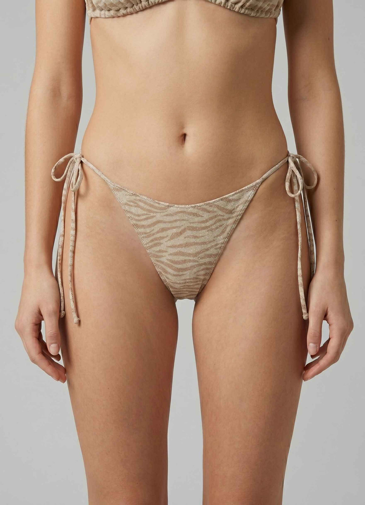 Brasiliana Bikini SAINT BARTH Miami 08803L - Lurex Zebra