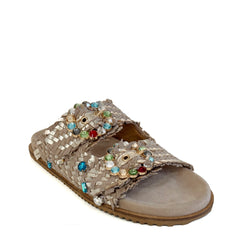Ciabatta strass MODE 4032 - Platino