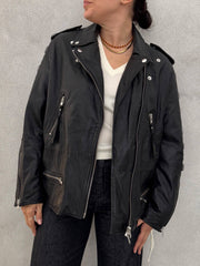 Giubbotto BULLY 7941 Leather - Carbone