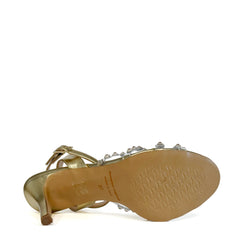 Sandalo con tacco OVYE' LF934041 - Platino