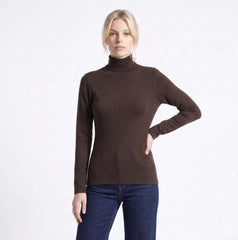 Pull collo alto ARTLOVE CALINE - Brown