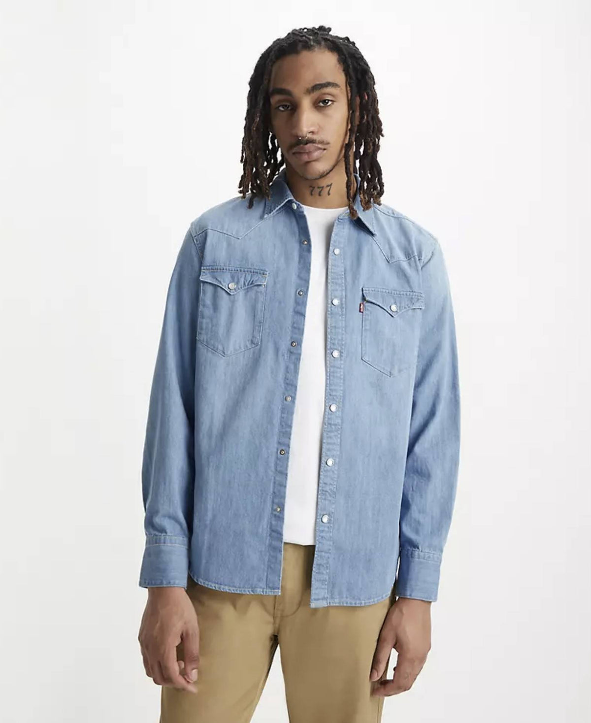 LEVI'S Men's Shirt 85744-0047 Barstow Standard Fit Western