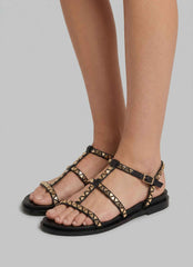 Sandalo basso GOLD&GOLD GD468 - Nero