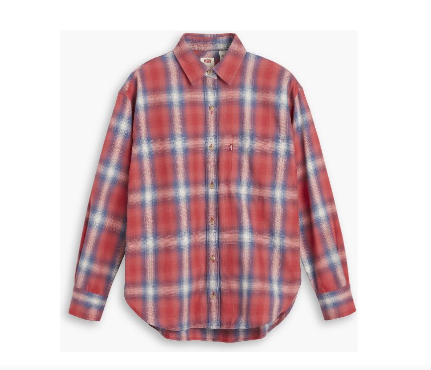 Camicia Flanella LEVI'S Western Harlie 003OZ-0001 - Odette Plaid Jalapeno