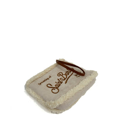 Pochette SAINT BARTH ALINE SHEARLING - Panna 00486I