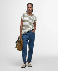 T-shirt Ferryside a righe BARBOUR LML0890 - Dusky Green