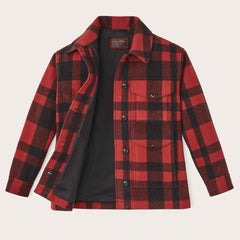 Giacca FILSON MACKINAW WOOL FWCPS0012 - Black/Red