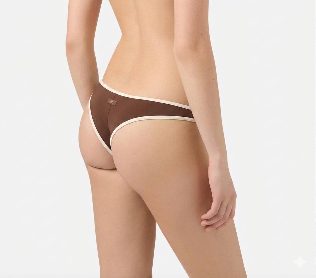 Brasiliana SAINT BARTH Naomi 04332L - Marrone/Panna