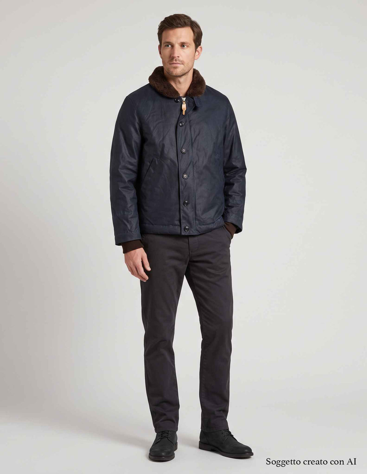 New Deck Jacket MANIFATTURA CECCARELLI 7061B-WX - Navy