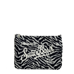Pochette SAINT BARTH PARISIENNE FELT - Zebra 00269I