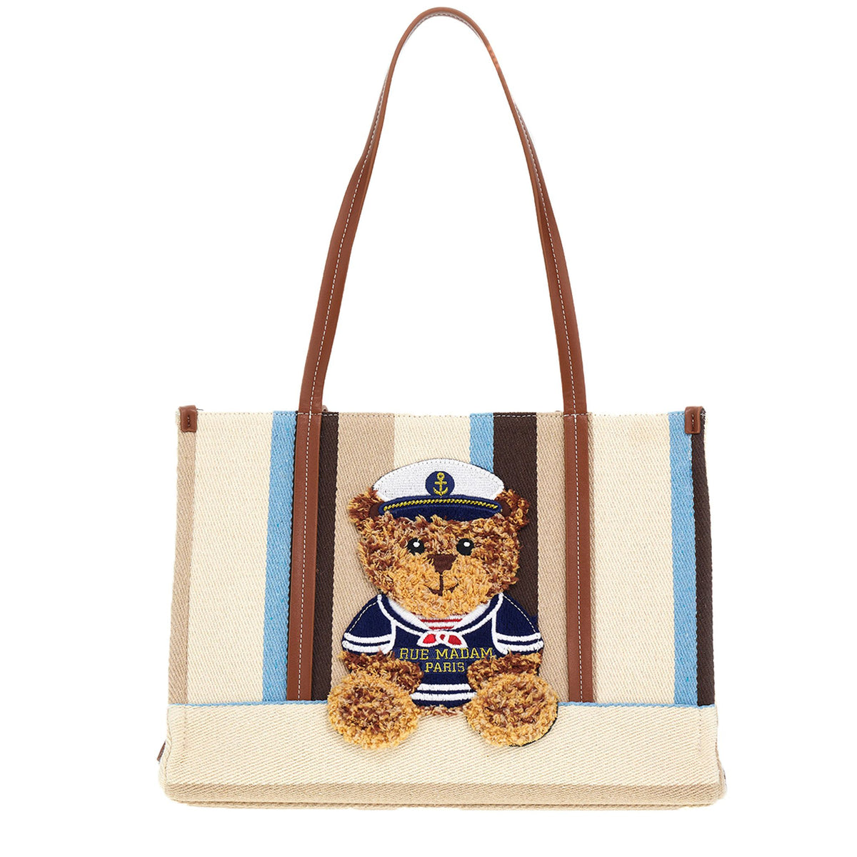 Borsa a spalla RUE MADAM Marvin Shopping Summer - Multi Brown
