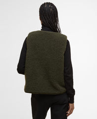 Gilet in pile Luciana BARBOUR LFL0079 OL51 - Olive
