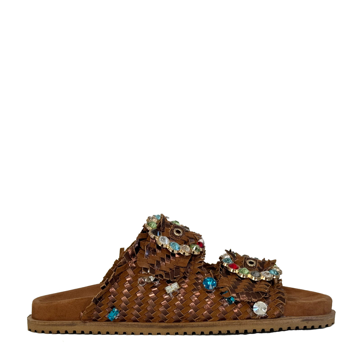 Ciabatta strass MODE 4032 - Nocciola