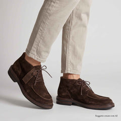Scarpa stringata ASTORFLEX Deukeflex  - Dark Chestnut