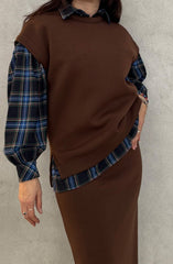 Gilet over GLAMOURETTE G36311 - Testa di moro