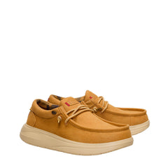 Sneaker HEY DUDE Wally COMF Worn Twill 45113 - Bone Brown/Olive Grey