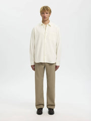 Camicia denim SELECTED 16097482 - Ecru