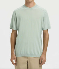 T-shirt in maglia SELECTED 16099828 - Acqua Gray