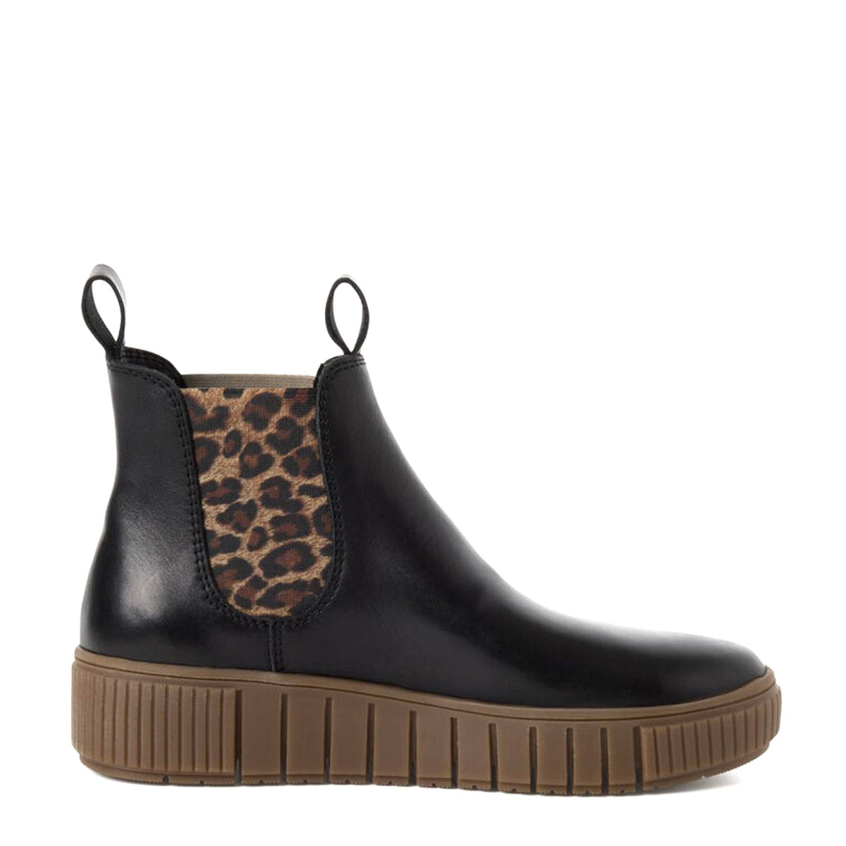 Stivaletto Chelsea TAMARIS 25403 - Black/Leopard