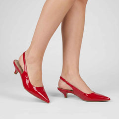 Slingback DIVINE FOLLIE P301 - Vernice Rosso