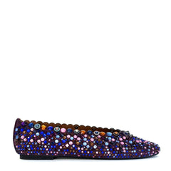 Ballerina KURT GEIGER Jewel Perf - Suede Purple